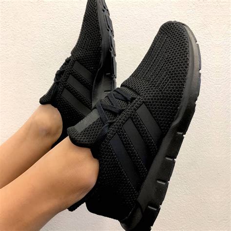 all black adidas sneakers